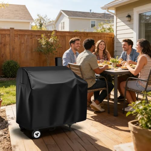 Grills Cover 44" for Royal Gourmet CC1830 30 Barrel Charcoal Grill - Image 2
