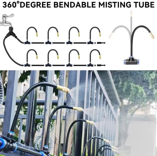 98.4Ft Drip Irrigation Kit System, 360° Bendable Garden Irrigation System - Image 2