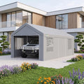COBIZI 12x20 FT Heavy Duty Carport with Galvanized Frame, Gray by COBIZI