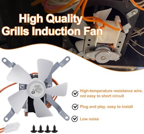 Upgrade Grills Replacement Parts Kit for Pit Boss, Traeger Wood Pellet Grills, Include 2.0 RPM Auger Motor, Hot Rod Ignitor, Fire Burn Pot, Induction Fan, Fit for Camp Chef, Z Grills Pellet Grill - Image 5