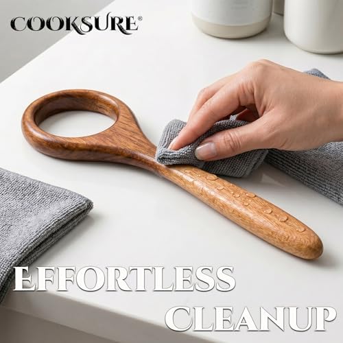 Danish Dough Whisk for Sourdough Bread – 13 Inch Bread Whisk with Wooden Handle – Smoothly Sturdy for Heavy Dough Baking, Swedish Dough Whisk Tool - Image 6