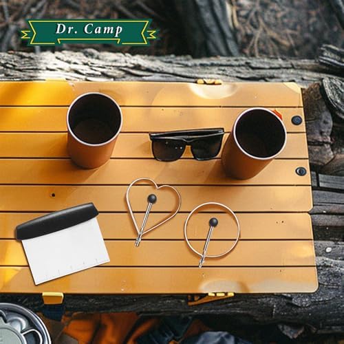 Dr. Camp Grill Accessories Set BBQ Grill Tools Set Heavy Duty Stainless Steel Grilling Tools Kit Complete Barbecue Tool Set for Outdoor Grill - Image 4