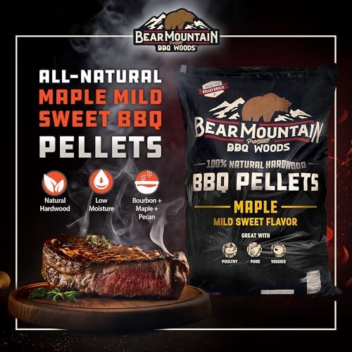 Bear Mountain All Natural Wood Pellets for Smoker, Grill & BBQ, 20 Lbs - Image 2