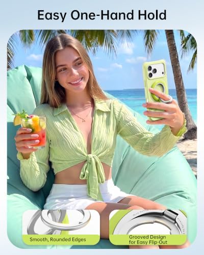 SYNCWIRE Magnetic Phone Ring Holder, for MagSafe Phone Grip Stand Kickstand - Image 6