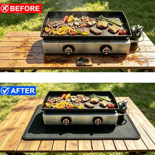 25 x 39 inch Heat Resistant Mats for Countertop fits Tabletop Grill - Image 6