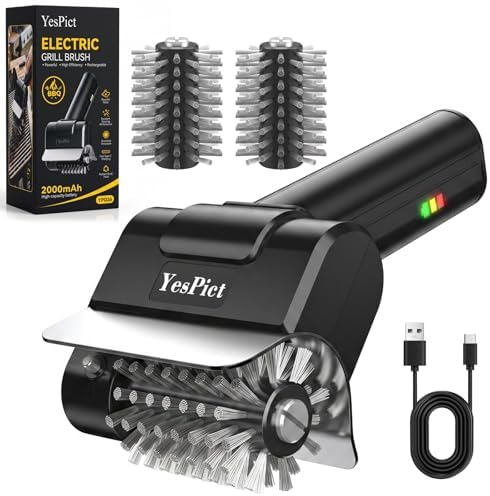 Electric Grill Brush, Cordless Rechargeable Grill Cleaner, BBQ Grill Brush by Unknown