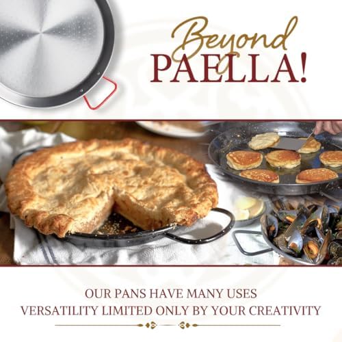 Garcima 20-Inch Enameled Steel Paella Pan, 50cm - Image 5