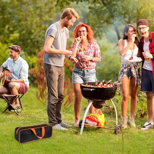 BBQ Tool Bag Portable Grill Utensil Organizer 14.76 Inch Oxford Tote - Image 3
