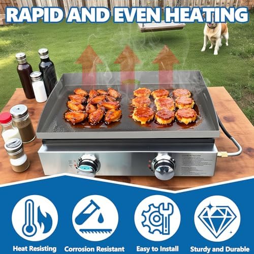 22 Inch Griddle Replacement Top for Blackstone 22 Inch Tabletop Griddles - Image 4