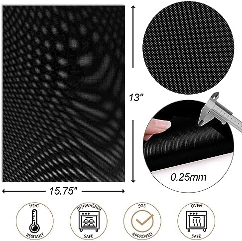 UBeesize Grill Mats for Outdoor Grill Set of 6 - Image 4