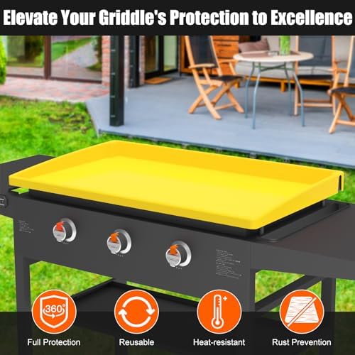 Silicone Griddle Mat Cover for Blackstone - 28 Inch True All-Encompassing Coverage Heavy Duty Food Grade Grill Buddy Mat, All Season Cooking Surface Protective Cover - Image 4