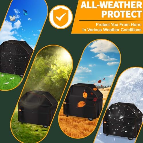 Enzeno Grill Cover for Outdoor Grill Waterproof,58 inch BBQ Gas Cover - Image 5
