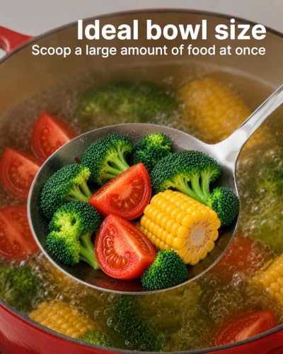 Zulay Kitchen Stainless Steel Draining Spoon - Image 5