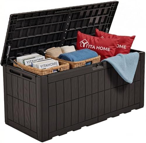 YITAHOME 110 Gallon Outdoor Deck Box by YITAHOME