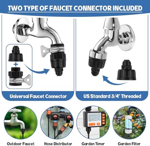 Kalolary 100FT Misters for Outside Patio with 30 Brass Mist Nozzles - Image 5