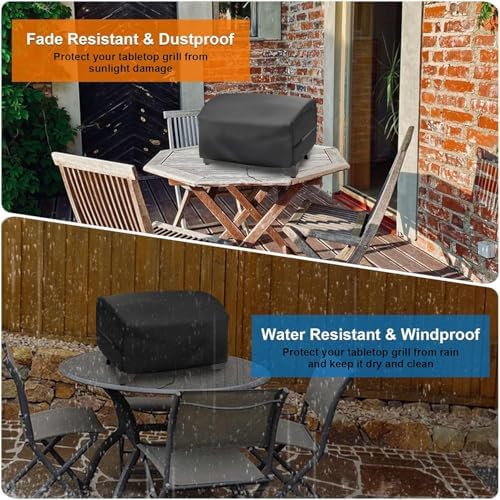 Mini Tabletop Gas Grill Cover for Charbroil Grill2Go X200 1 Burner Grill - Image 7