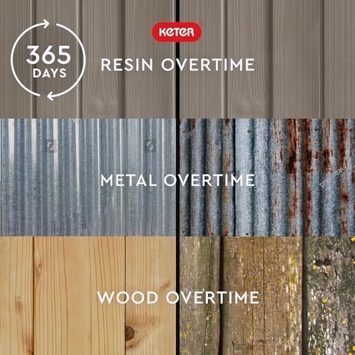 Keter Store-It-Out Prime XL 4.75 x 2.6 Foot Resin Outdoor Storage Shed with Double Doors and Easy Lift Hinges, Perfect for Trash Cans, Garden and Yard Tools, and Pool Toys, Black - Image 2