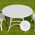 Romanstile Round Fitted Vinyl Tablecloth with Elastic Edge 100% Waterproof by Romanstile