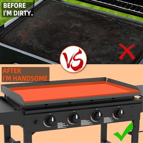 Silicone Blackstone Griddle Cover 36，Heavy Duty Food Grade Silicone Mat, Silicone Griddle Cover， All Season Griddle Top Protective for Grill Accessories - Image 5