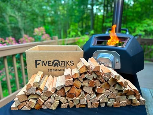 Kiln Dried Cherry Pizza Oven Wood, Mini 5 Inch Cooking Wood for Ooni, Gozney, Bertello Pizza Ovens - Approx 13lbs Product of USA (1,000 Cubic Inches) - Image 6