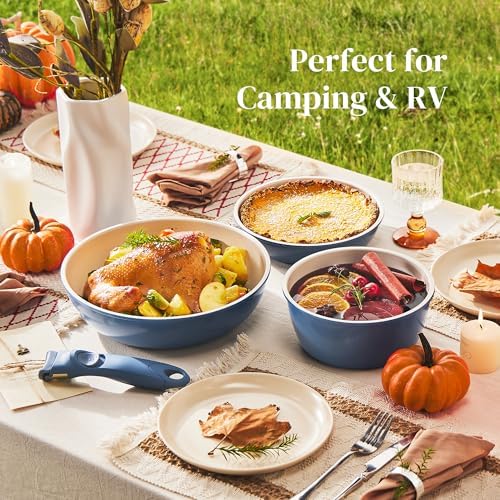 Redchef Nonstick Ceramic Cookware Set, Non Toxic Pots and Pans Set, 5 Pcs - Image 4