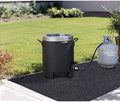 Turkey Fryer Mat,For floor surface/Absorbent mat Lightweight Washable Floor Mat to Protect Decks and Patios from Grease Splatter,Against Damage and Oil Stains or Grease Spills，back Non-slip (36”×50“) by MEITOLA