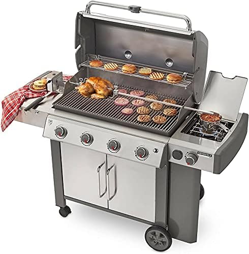 onlyfire Stainless Steel Rotisserie Kit for Weber Genesis 4&6 Burner Grills - Image 6