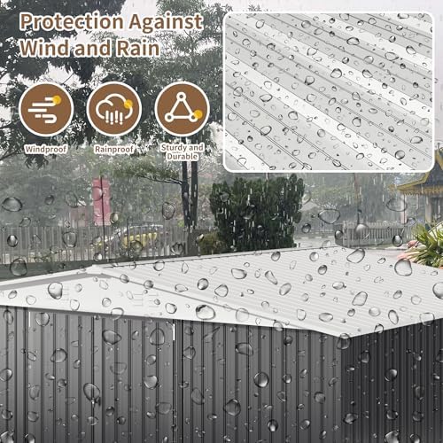 Polar Aurora 12x14 FT Outdoor Storage Shed - Image 3