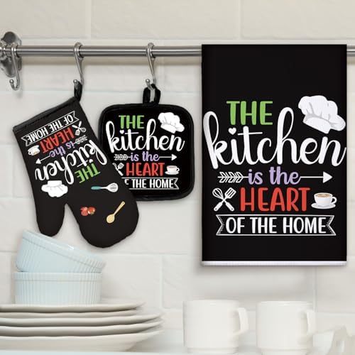 Sratte 6 Pcs Kitchen Decor Accessories Set, Kitchen, Black Color - Image 2