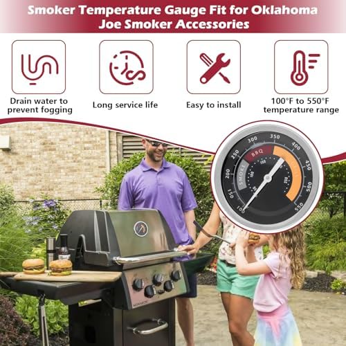 3695528R06 Grill Thermometer Fit for Oklahoma Joe's Smoker - Image 4