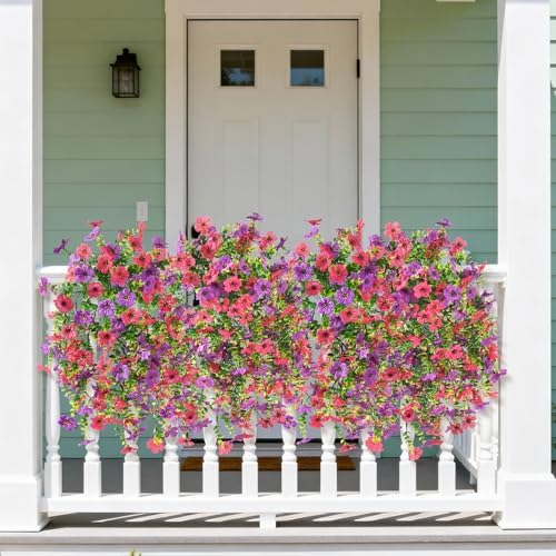 ZFProcess Artificial Hanging Flowers for Outdoors Spring Summer Decoration - Image 4