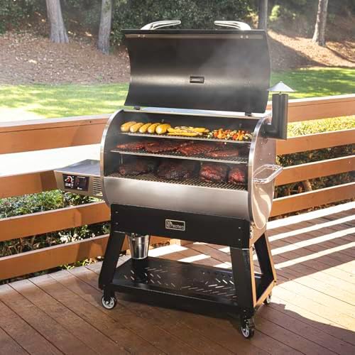 recteq Pellet Grill Smoker - Flagship 1600, Wood Pellet Smoker, BBQ, Wi-Fi Smart Grill, 1600 Sq. In. Cook Space, 40 lbs Hopper, Grilling Basics Bundle - Image 4