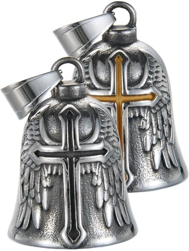 Motorcycle Bell Guardian Angel Gremlin Lucky Charm Gift For Riders by CTZSRGuardianAngelGoodLuckBells