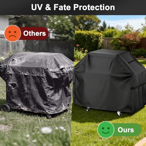 LBTING Grill Cover, 55-inch Heavy Duty Waterproof BBQ Gas Grill Cover - Image 5