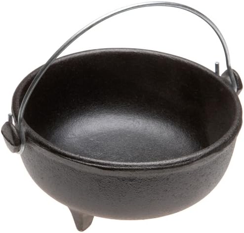 Old Mountain Pre Seasoned Ol' Iron Kettle, 6 Inch Diameter by Old+Mountain