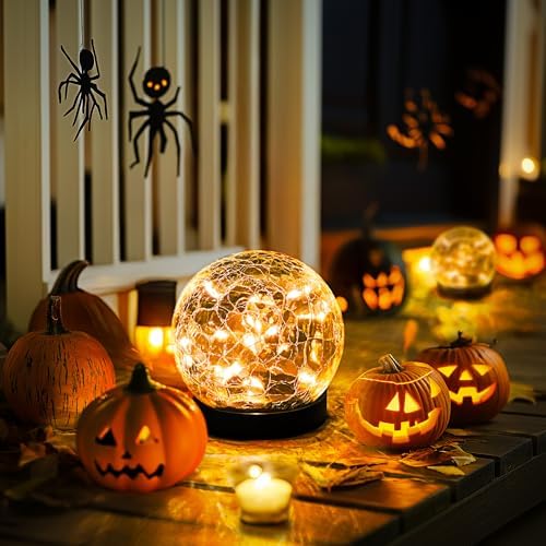 Solar Globe Lights Outdoor Waterproof-Solar Garden Lights 2 Pack - Image 4