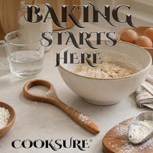 Danish Dough Whisk for Sourdough Bread – 13 Inch Bread Whisk with Wooden Handle – Smoothly Sturdy for Heavy Dough Baking, Swedish Dough Whisk Tool - Image 2