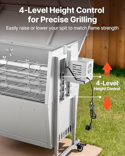 VEVOR Rotisserie Grill, 46" Electric Rotisserie Grill Kit - Image 4