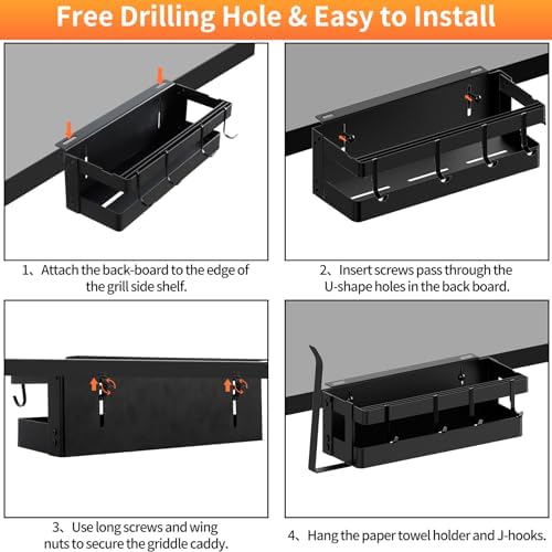 Upgraded Griddle Caddy for Blackstone 17"/28"/36"/Prep Cart - Image 6