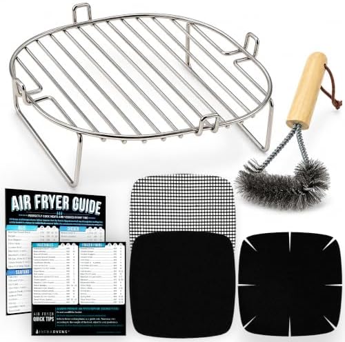 INFRAOVENS Air Fryer Rack Compatible with Chefman TurboFry 8 Qt by INFRAOVENS