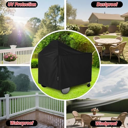 Grill Cover for Weber 22 Inch Performer Deluxe Charcoal - Image 5