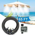 Outdoor Mister System for Outside Patio, Misting Cooling Kit+Timer 65Ft|20M by POCKETPANDA
