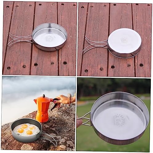 VANZACK Outdoor Pan Camping Cooking Pot Backpacking Cookware Outdoor Cookware Cooking Pan Camp Bbq Frying Portable Cutlery Cooking Utensil Non-stick Portable - Image 6