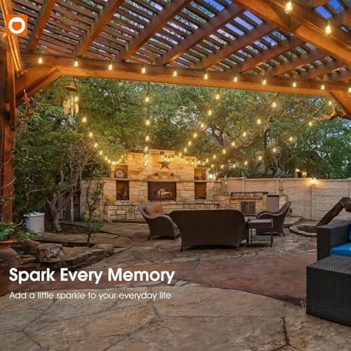 addlon 50FT Outdoor String Lights with 16 Edison LED Dimmable Waterproof - Image 6