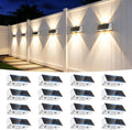Solar Fence Lights Outdoor, 16 Pack Fence Solar Lights Waterproof by Unknown