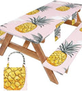 Picnic Table Cover with Bench Covers Elastic Tablecloth Camping Essentials Gear Table Cloth Outdoor Glamping Cool Fun Unique Ideas Birthday Camping Gifts for Mother Mama Mommy Mom from Daughter Son by Wrakus