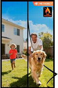 METAONLY Fiberglass Magnetic Screen Door Mesh, Works for Patio, Sliding Door, Keeps Bug Mosquito Out, Fresh Air Flow, Fits 36" x 80" Door - Curtain Size 38" x 82", Black by Giveyouthebestexperience