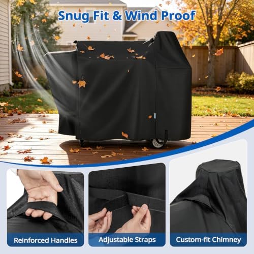 SunPatio Waterproof Grill Cover for Pit Boss 820 Deluxe/Pro 850 Series - Image 4