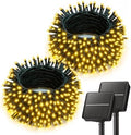 Brightown 2 Pack Solar String Lights Outdoor Waterproof, 80 FT 200 LED by Brightown