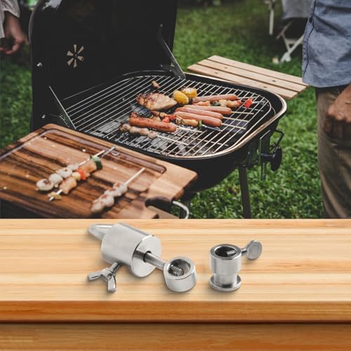 Stainless Steel Grill Rotisserie Spit Balance Kit, Grill Spit Rod Counter Balance For Rotisserie Accessories Balancing Tool BBQ Oven Balance Skewer Rotisserie Rod Limiter - Image 4